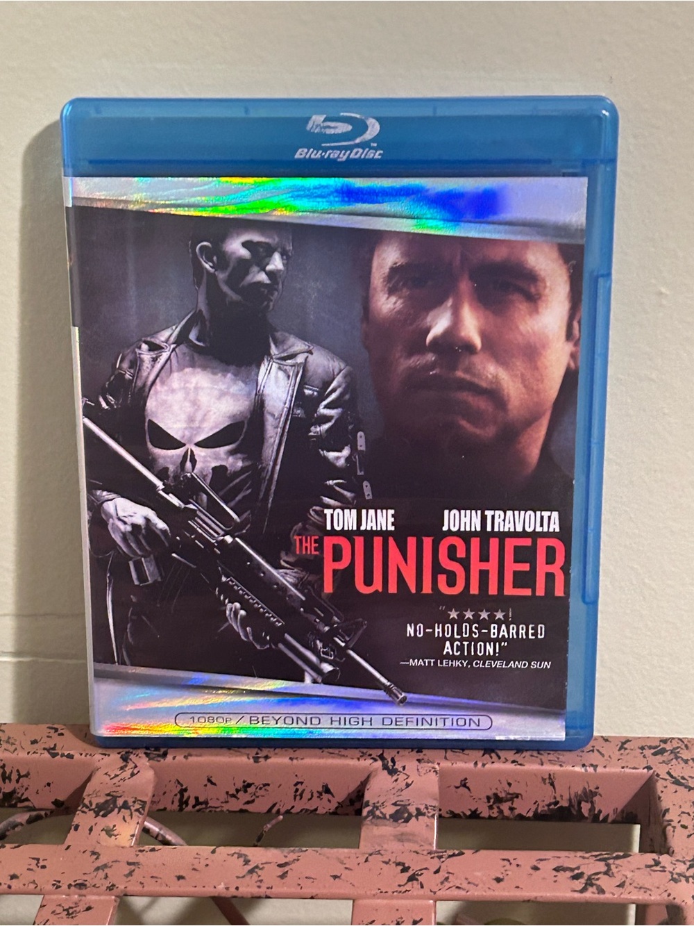The Punisher Blu-ray (2004) Thomas Jane John Travolta - Shiny Foil Artwork Cover